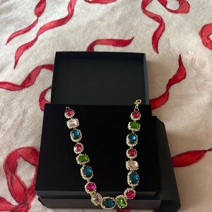 Elegant Multicolor Gemstone Necklace